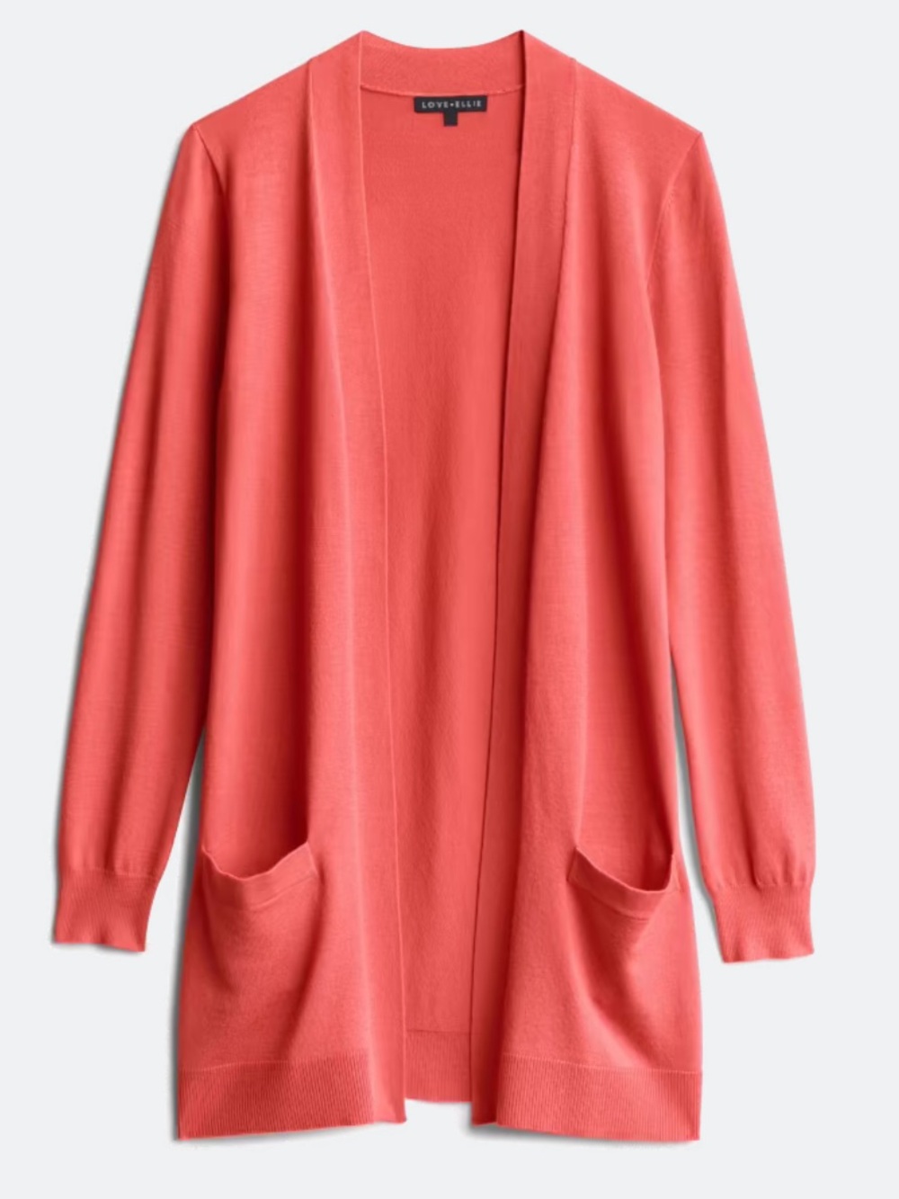 🌺Love Ellie Coral Open-Front Women's Cardigan Sweater